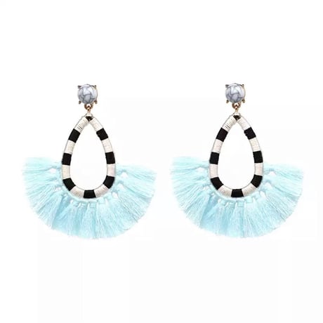Border Fringe Pierce/2color
