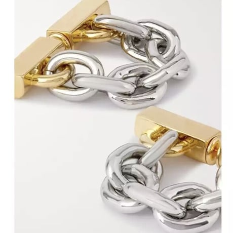 Metal Bicolor Chain Pierce