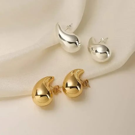 Metal Teardrop Pierce/2color