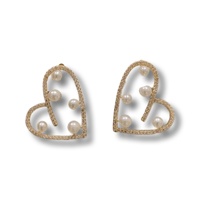 Lovely Heart Pearl Pierce