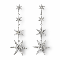 Quadrupled Snow Crystal Pierce