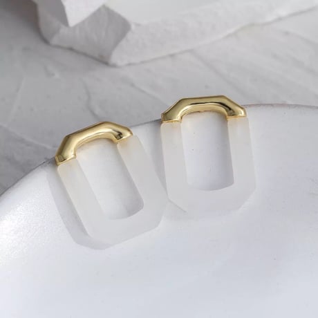 Metallic&Mat Octagon Pierce