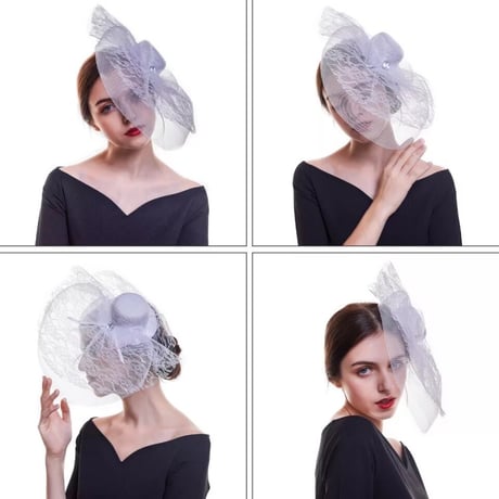 Lace Tulle Fascinator/2color