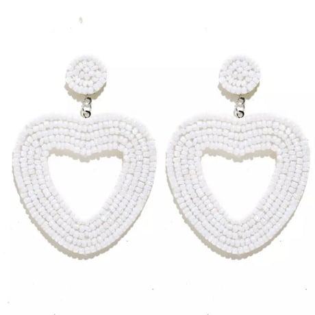 Heart Beads Pierce/9color