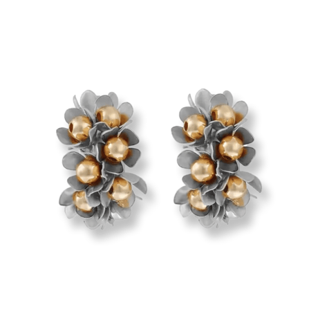Mini Metal Flower Pierce