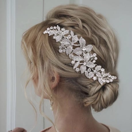 Crystal Flower Head Jewelry/2color