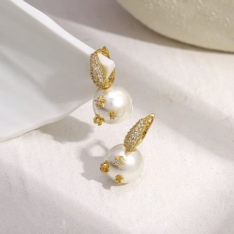 Moon&Star Pave ClipPierce