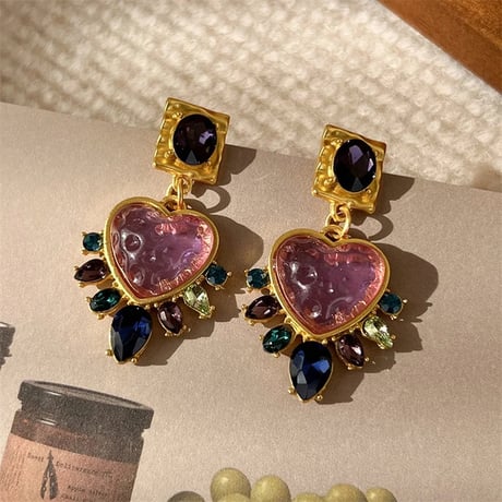 Heart Baroque Bijou Pierce/2color