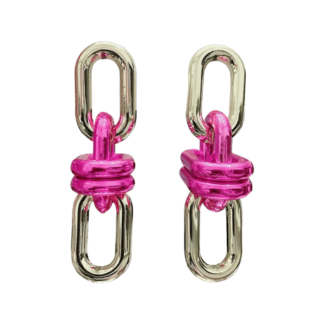 Bicolor Metallic Chain Pierce/6color
