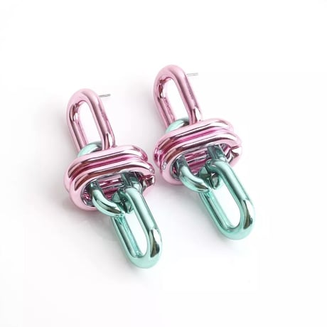 Bicolor Metallic Chain Pierce/6color