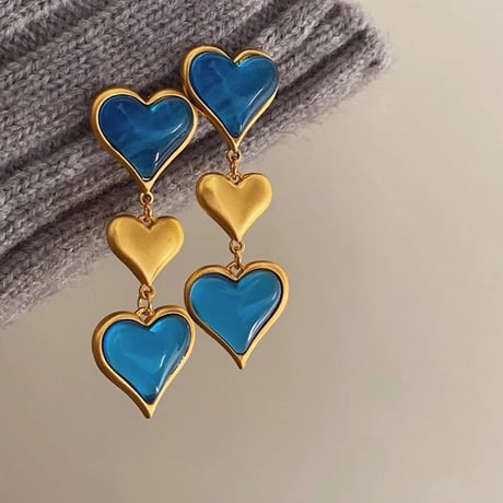 Triple Skeleton Heart Pierce