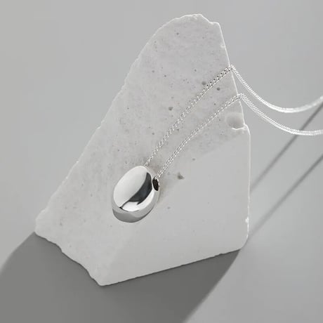 Ovall Shape Long Necklace/2color