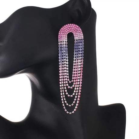 Gradation Shirring Pierce/2color