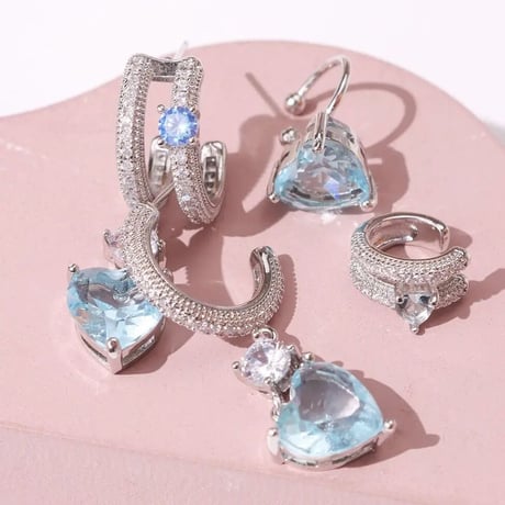 Asymmetry Heart Cubic Pierce
