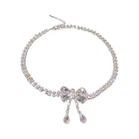 Crystal Ribbon Necklace