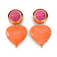 Heart Marble Stone Pierce