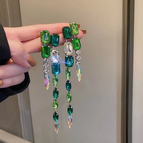 Double Bijou Long Pierce/2color