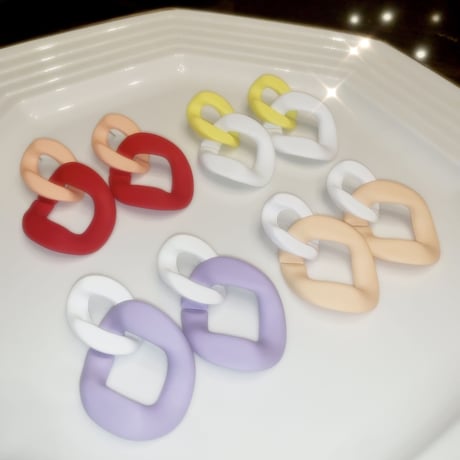 Pastel Chain Pierce/4color