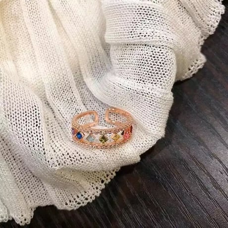 Rainbow Twin Ring