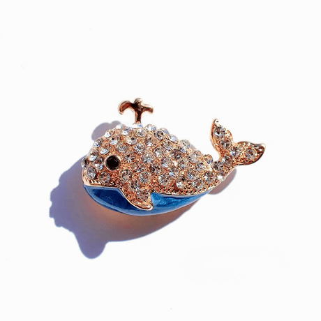 Whale Brooch