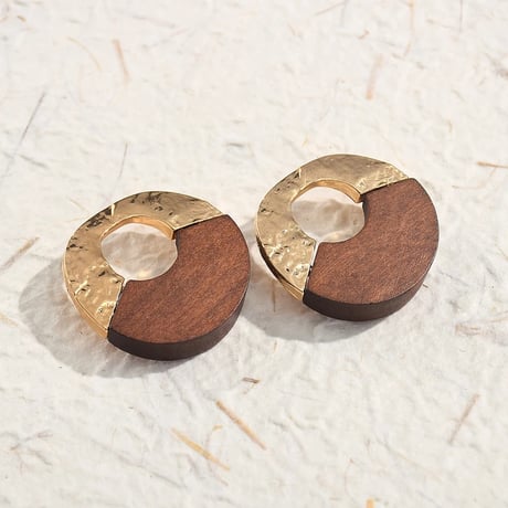 Wood&Metal Circle Pierce