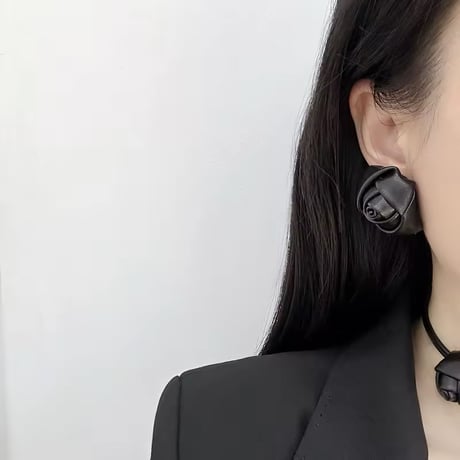 Rose Leather Pierce/2color