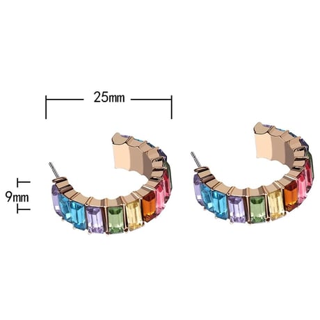Rainbow Hoop Pierce