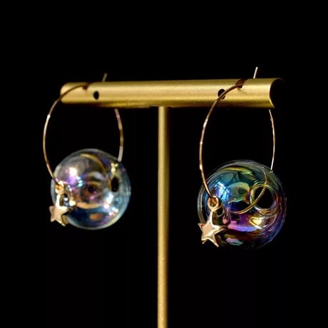 Star Bubble Hoop Pierce