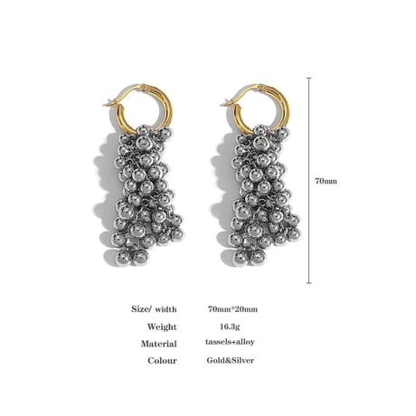 Metal Ball Jingling Hoop Pierce