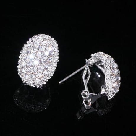 Ovall Pave Small Pierce