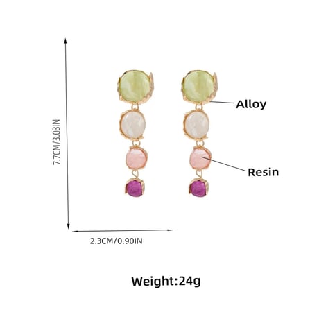 Grape Marble Drop Pierce