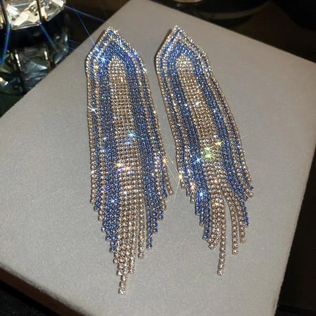 Pointed Fringe Long Pierce
