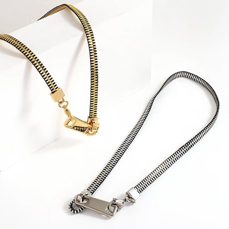 Zipper Necklace/2color
