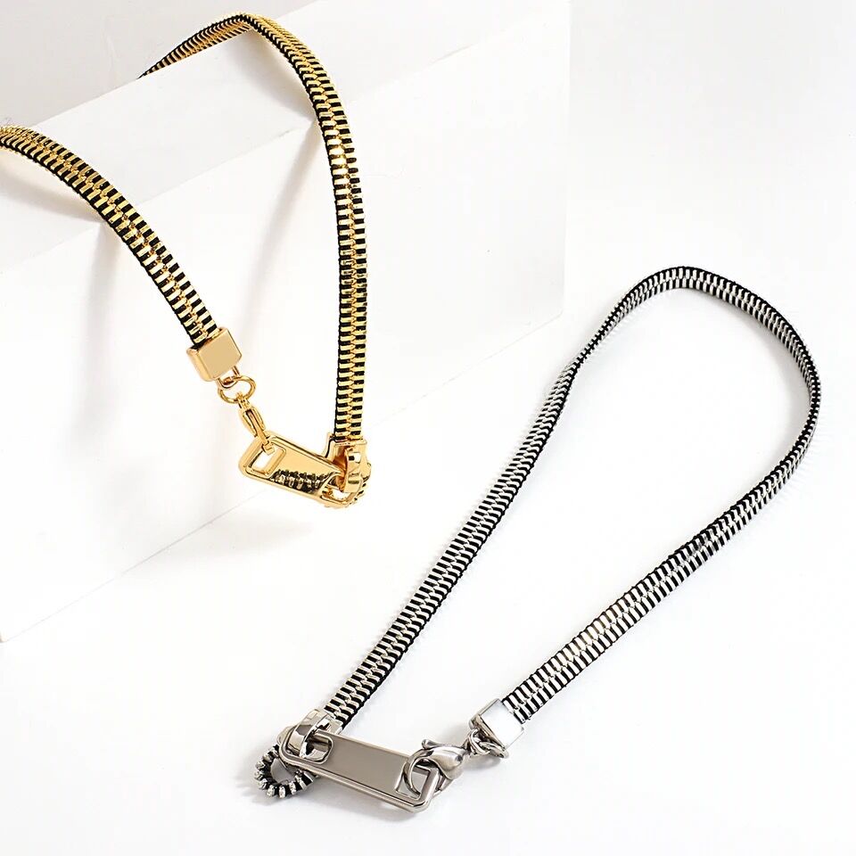 Zipper Necklace/2color | en VOGUE