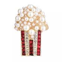 Popcorn Brooch