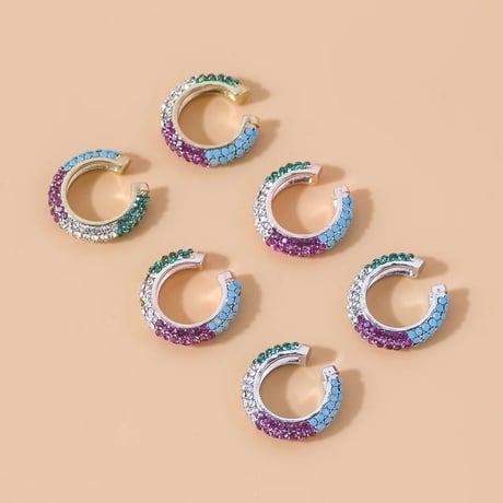 Stone Pave Earcuff/2color