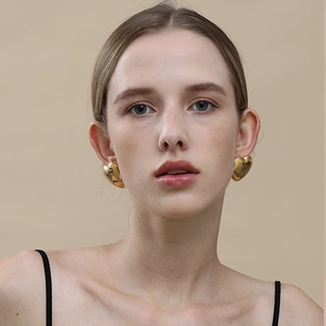 Plump Metal Heart Pierce/2color
