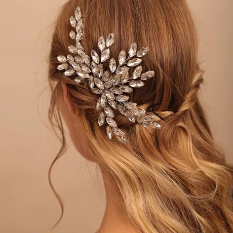Crystal Leaf Head Jewelry/3color