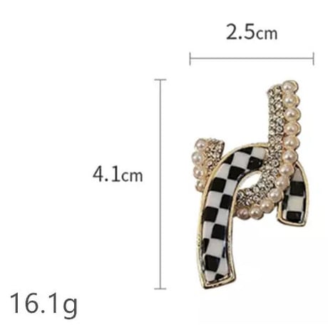 Plaid Deformed Pierce