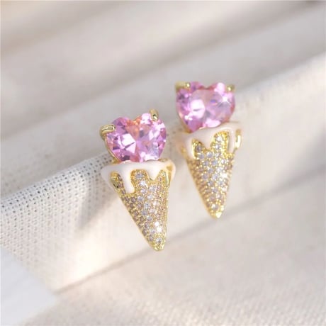 Heart Icecream Pave Pierce