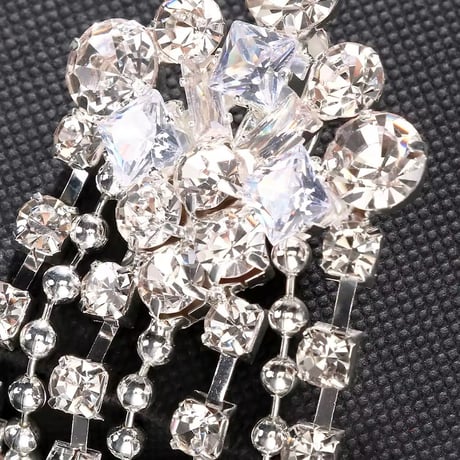 Crystal Bijou Long Earring