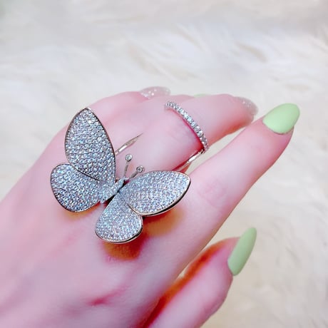 Butterfly Wing Ring/2color