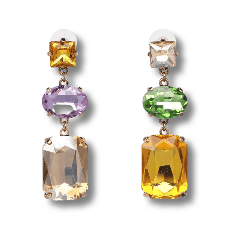 Asymmetry Crystal Drop Pierce