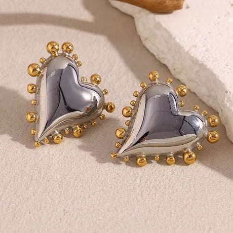 Shape Heart Bicolor Pierce