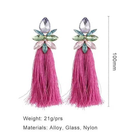 Pale Bijou Tassel Pierce