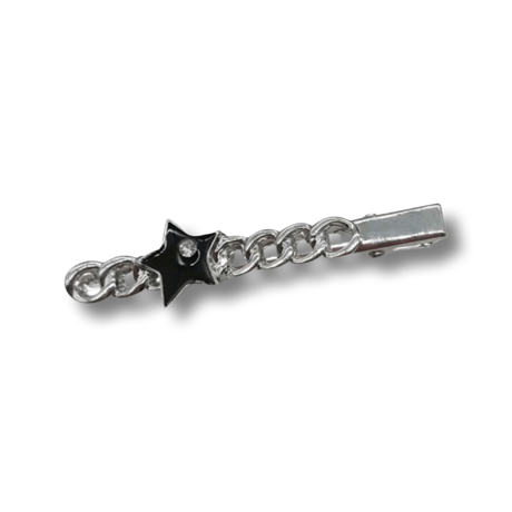 Heart&Star Chain Hair Clip