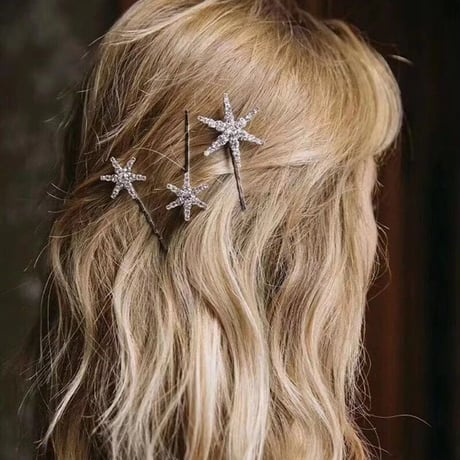 Snow Crystal 3Piece Hairclip