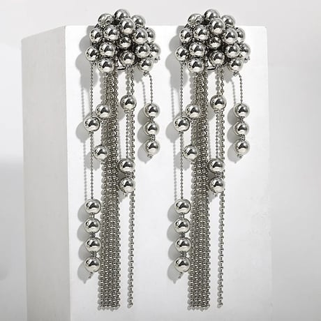 Metal Ball Fringe Pierce