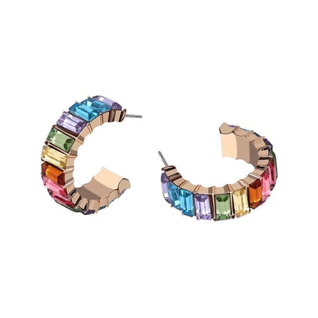 Rainbow Hoop Pierce