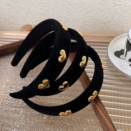Heart Velvet Headband